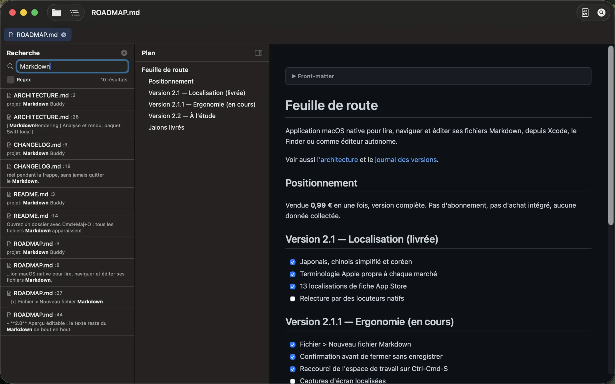 Recherche multi-dossiers